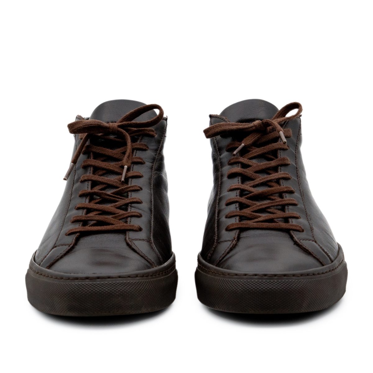Common Projects Italy Brown Leather Sneaker Shoes — photo 2