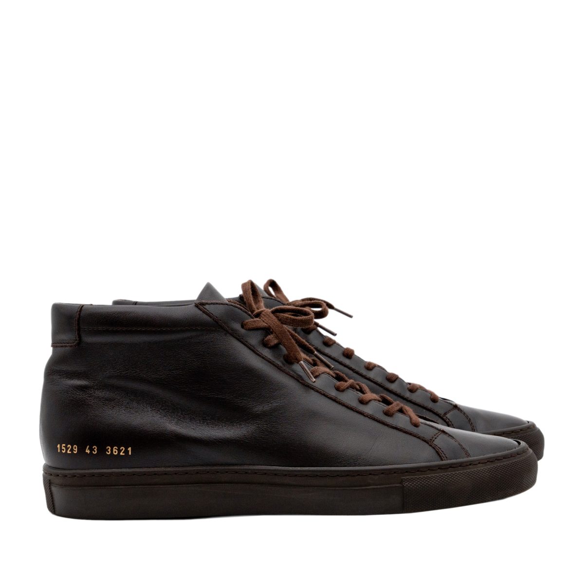 Common Projects Italy Brown Leather Sneaker Shoes — photo 3