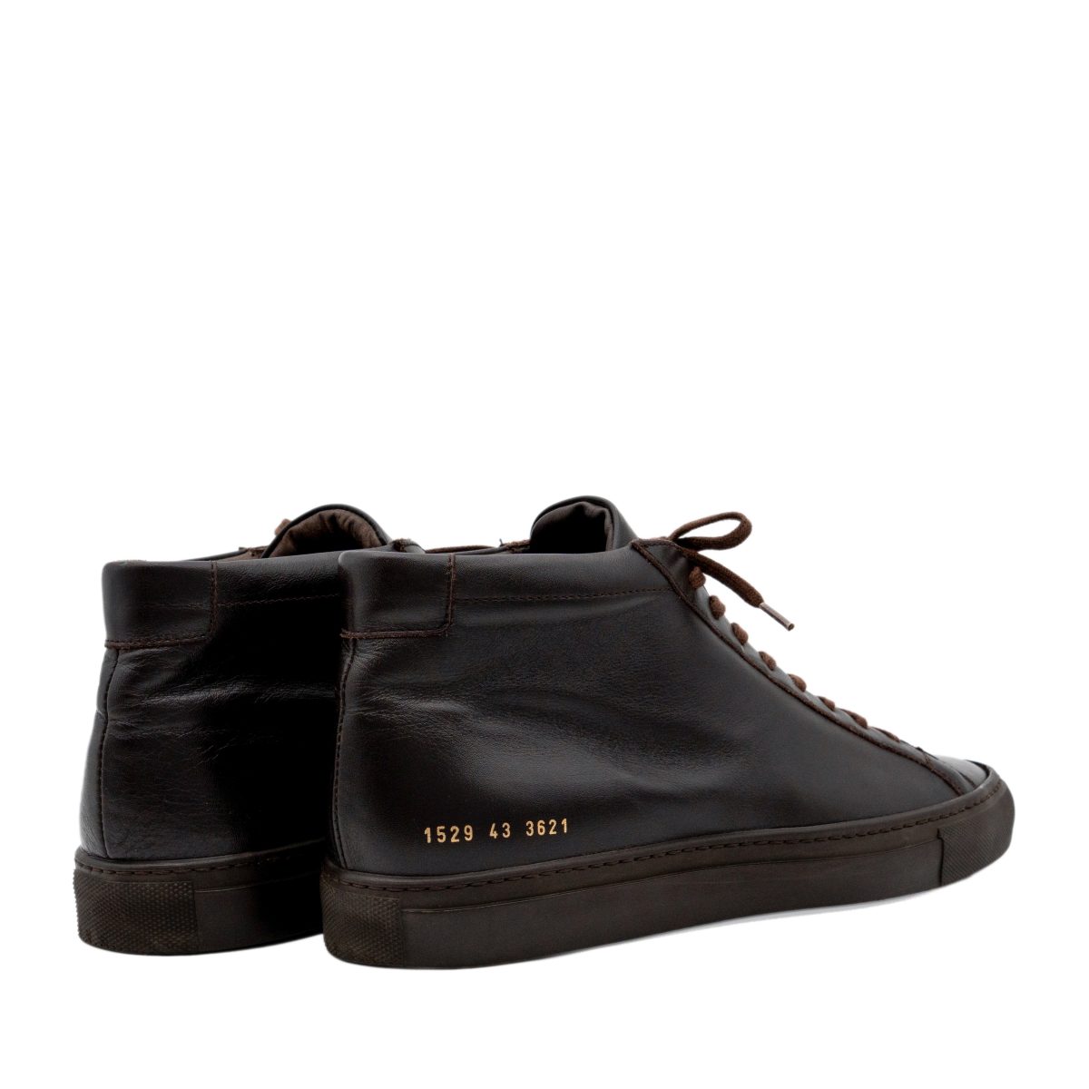Common Projects Italy Brown Leather Sneaker Shoes — photo 4