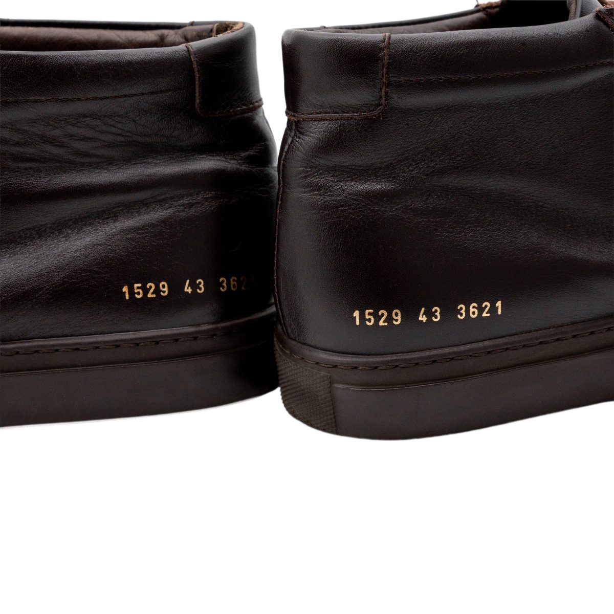 Common Projects Italy Brown Leather Sneaker Shoes — photo 7