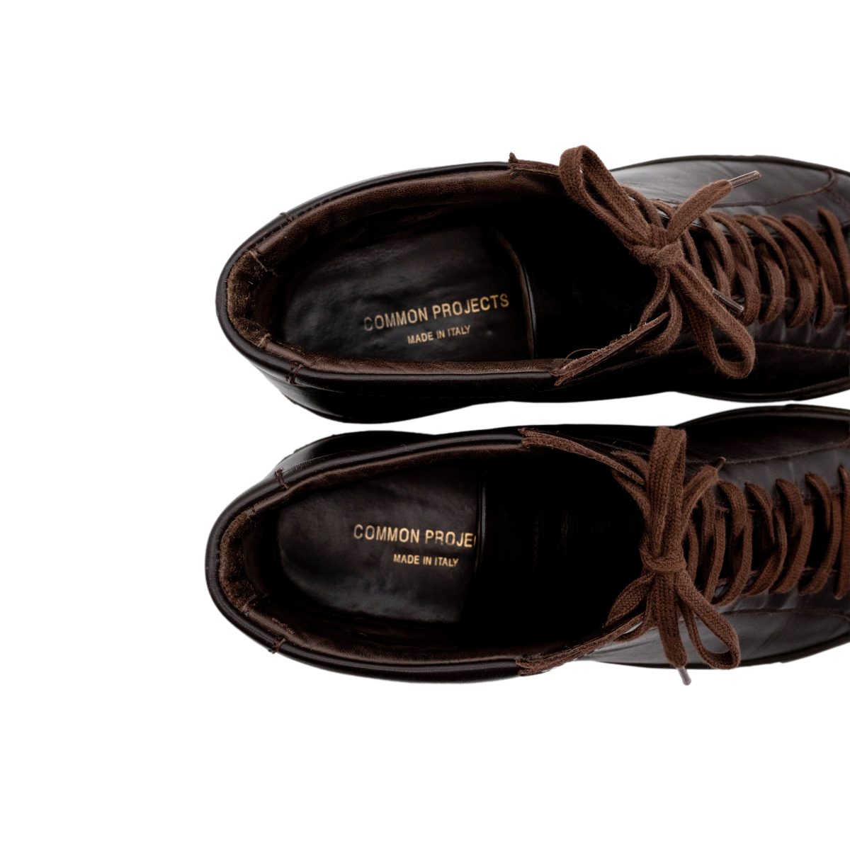 Common Projects Italy Brown Leather Sneaker Shoes — photo 8