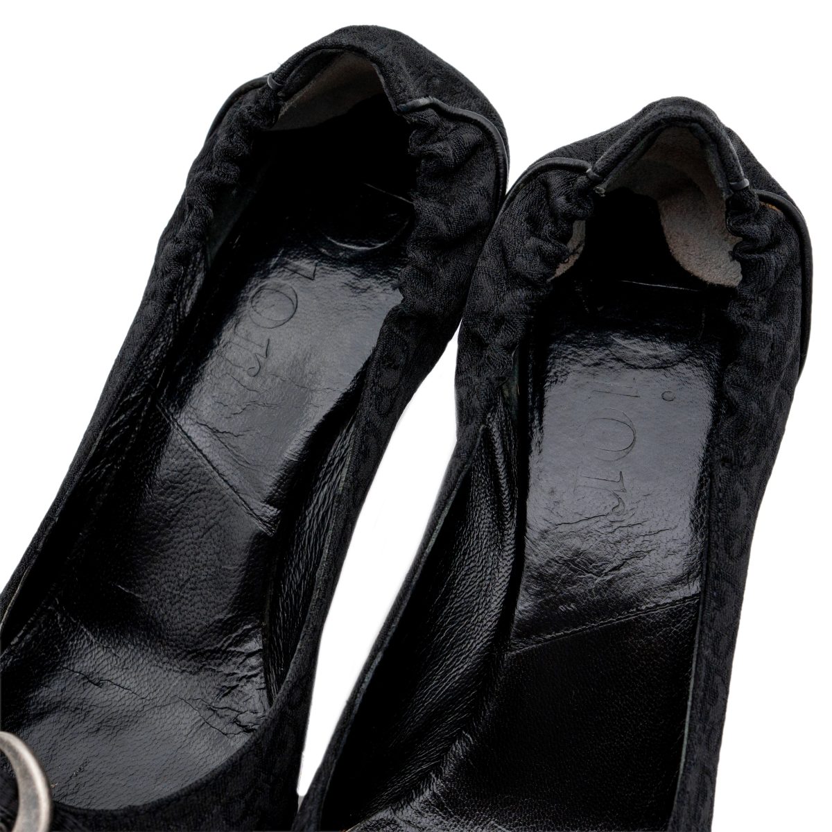 Dior Galliano Era Black Oblique Monogram Logo Pumps Heels — photo 8