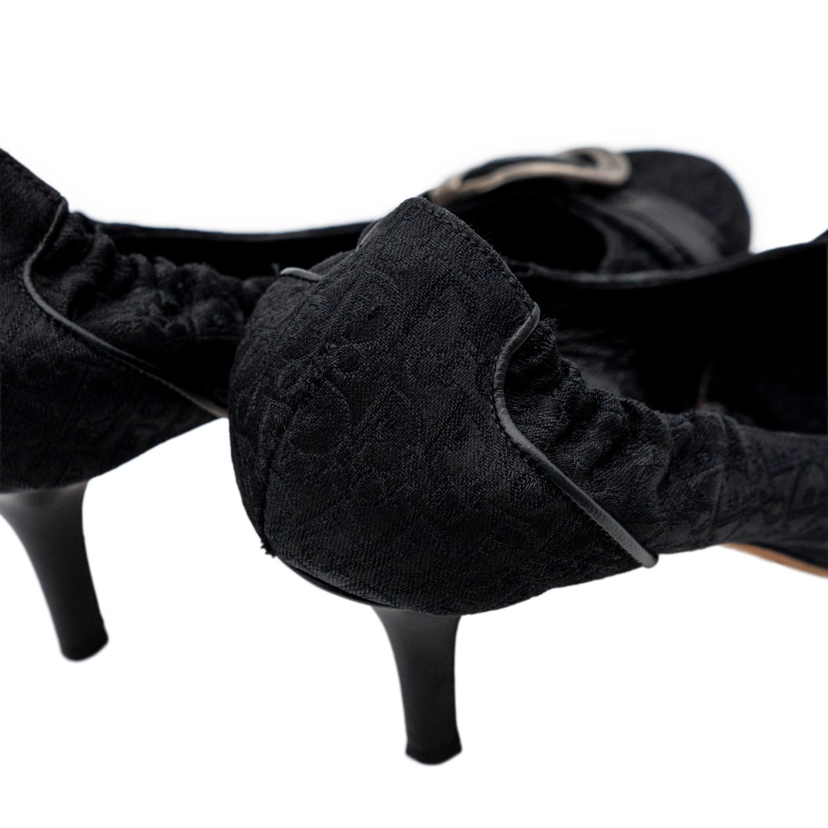 Dior Galliano Era Black Oblique Monogram Logo Pumps Heels — photo 9