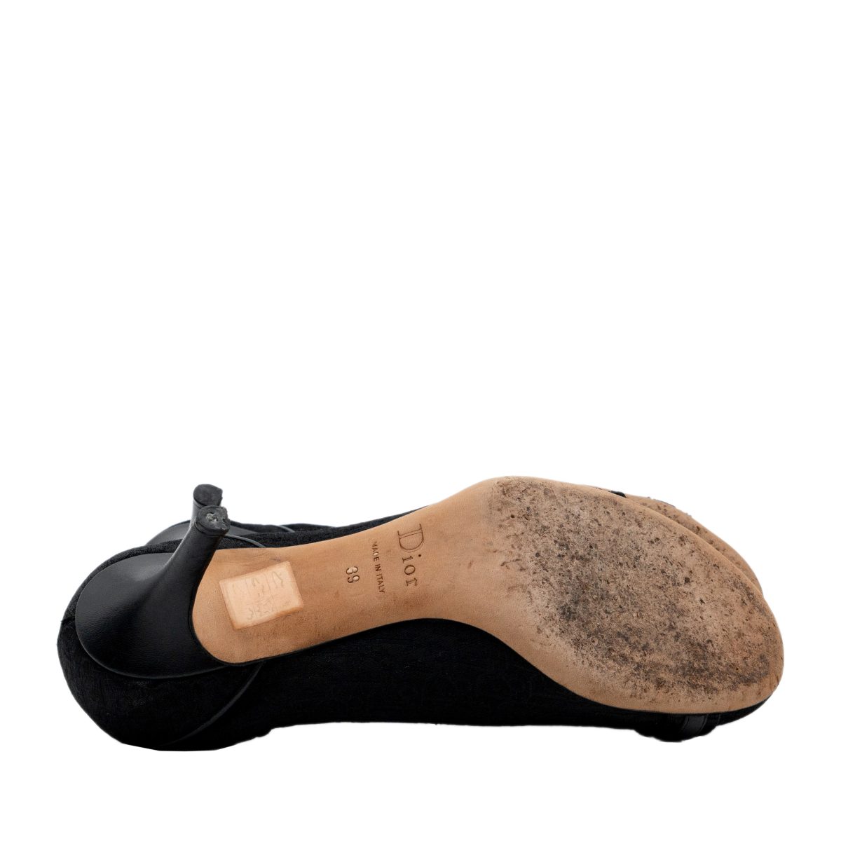 Dior Galliano Era Black Oblique Monogram Logo Pumps Heels — photo 5