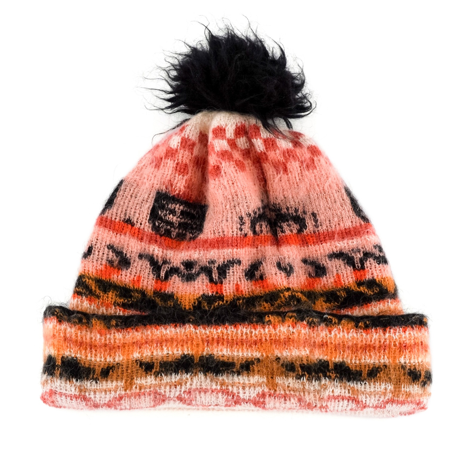 Vintage Vivienne Westwood Multicolor Knit Wool Beanie Hat