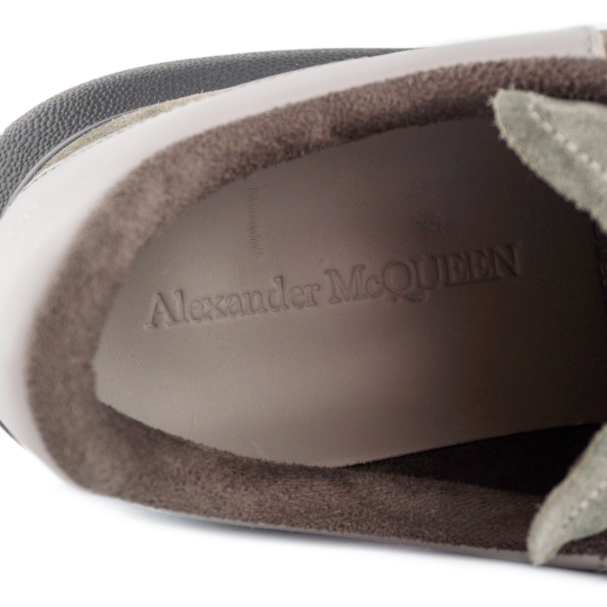 Alexander Mcqueen Grey Logo Embossed Oversized Sneakers — photo 11