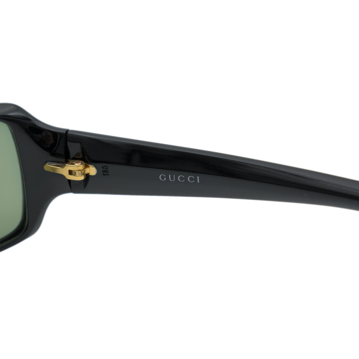 Vintage Gucci GG 2515 Black Wraparound Y2K Logo Sunglasses — photo 6