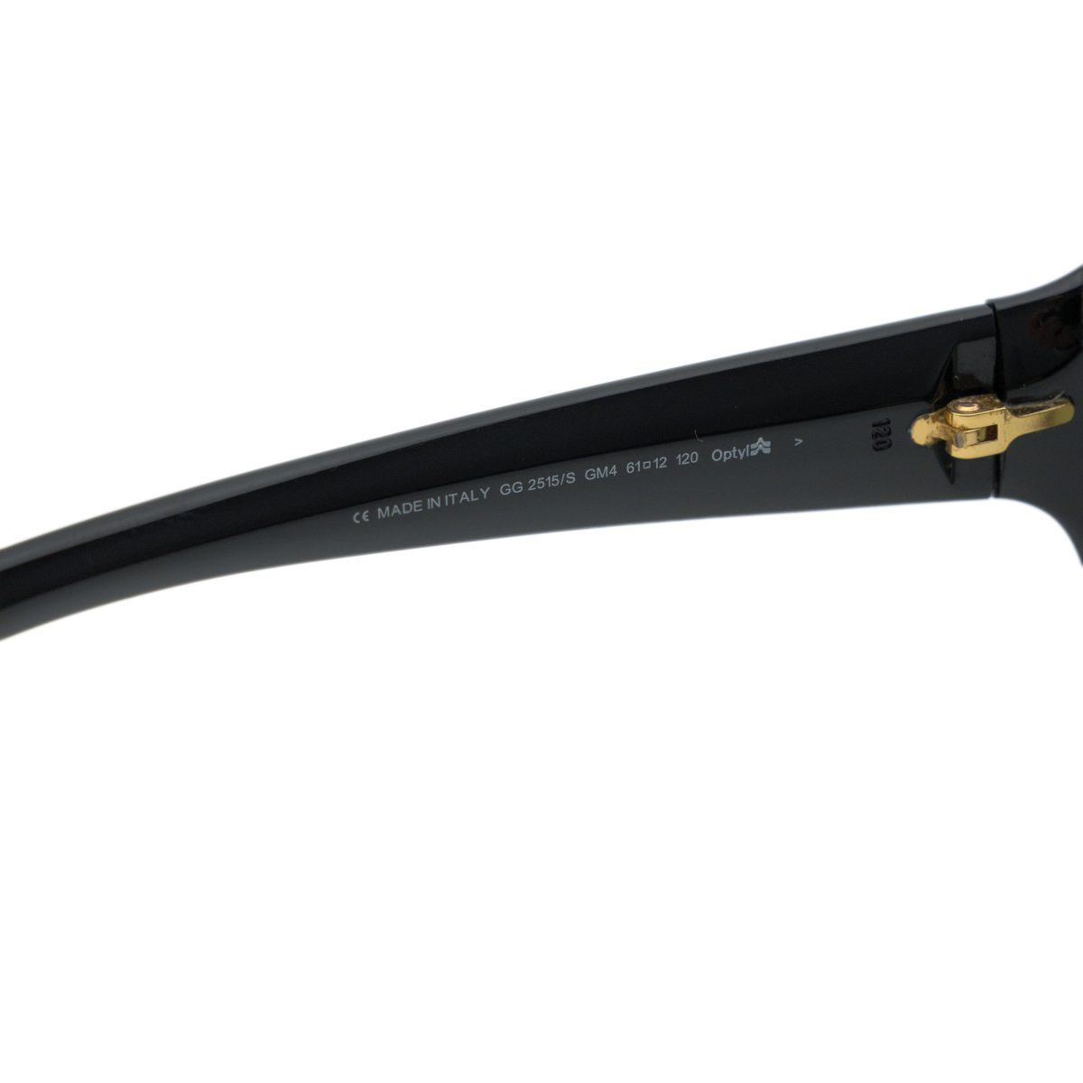 Vintage Gucci GG 2515 Black Wraparound Y2K Logo Sunglasses — photo 7