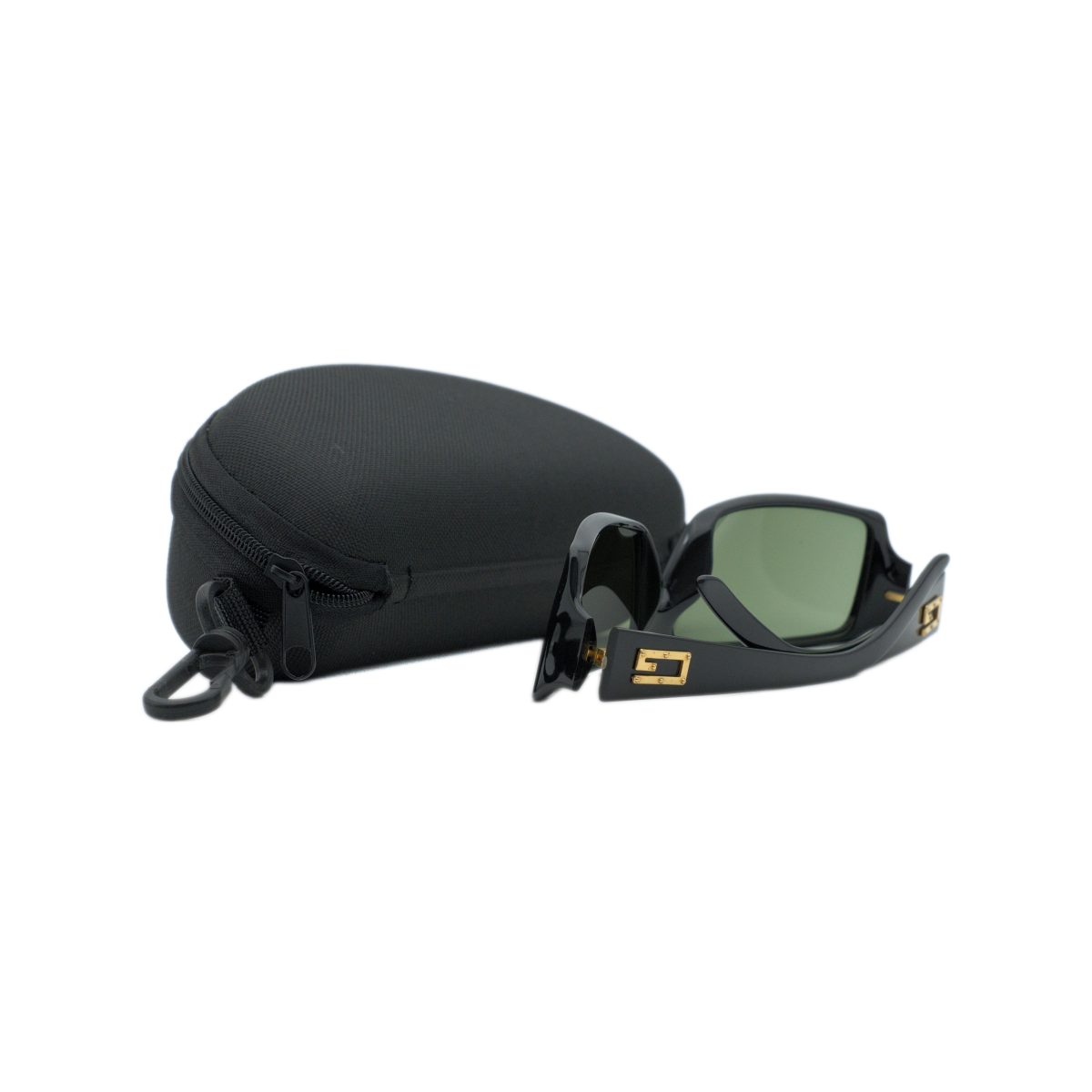 Vintage Gucci GG 2515 Black Wraparound Y2K Logo Sunglasses — photo 8