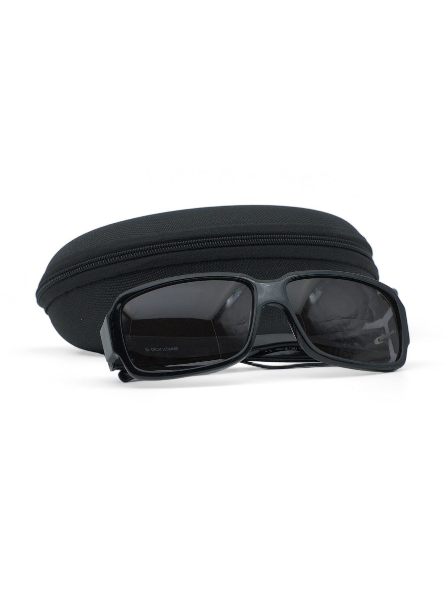 Dior Homme Black Tie 51 Black Gold Bar CD Logo Sunglasses — photo 9