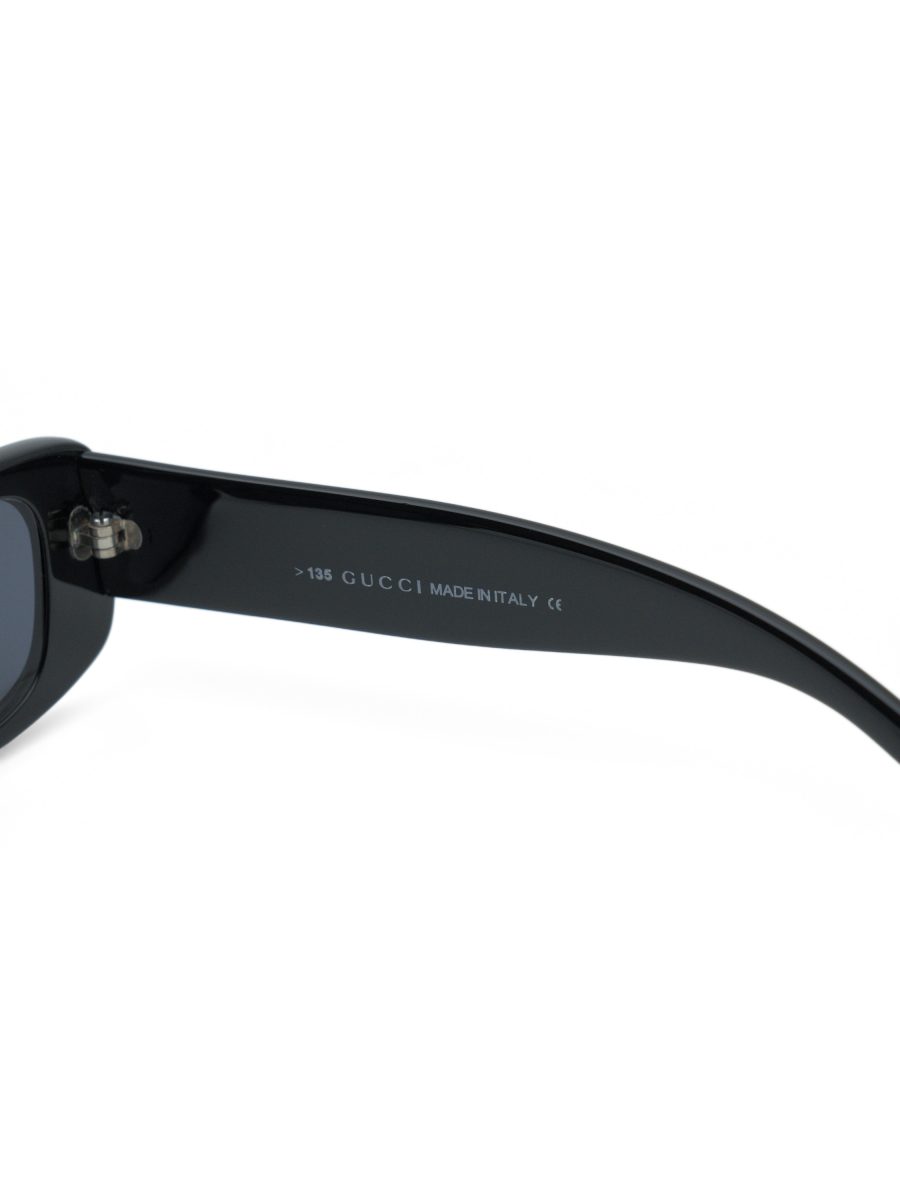 Vintage Gucci GG 2409 Black Rectangle G Logo Mens Sunglasses — photo 6