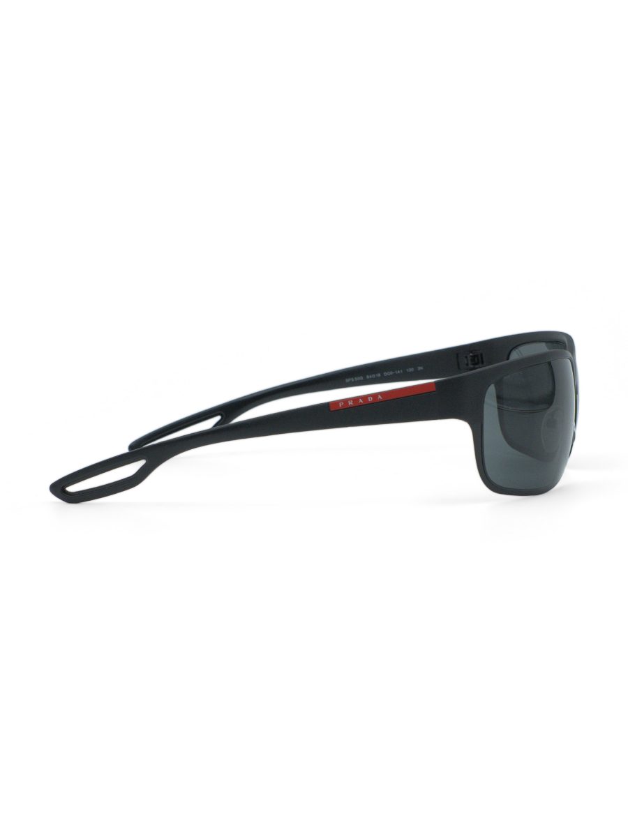Prada Linea Rossa SPS 50Q Black Logo Mens Sport Sunglasses — photo 3