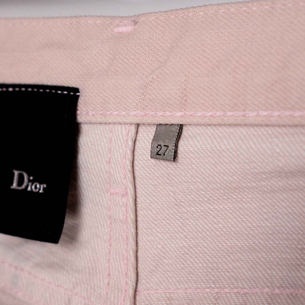 Dior Homme SS06 Hedi Era Pink Cropped Mens Jeans Pants — photo 10