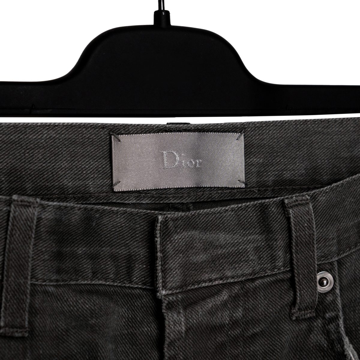 Vintage Dior KVA Era Gray Washed Denim CD Logo Mens Jeans — photo 4