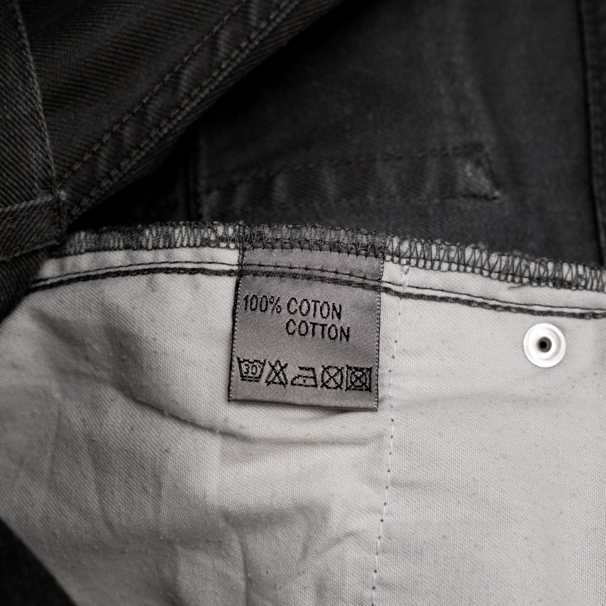 Vintage Dior KVA Era Gray Washed Denim CD Logo Mens Jeans — photo 10