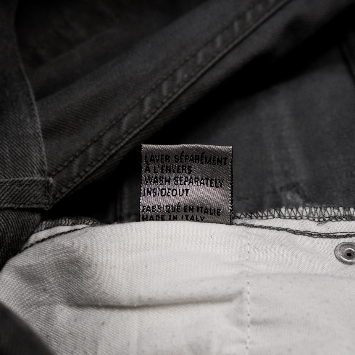 Vintage Dior KVA Era Gray Washed Denim CD Logo Mens Jeans — photo 11