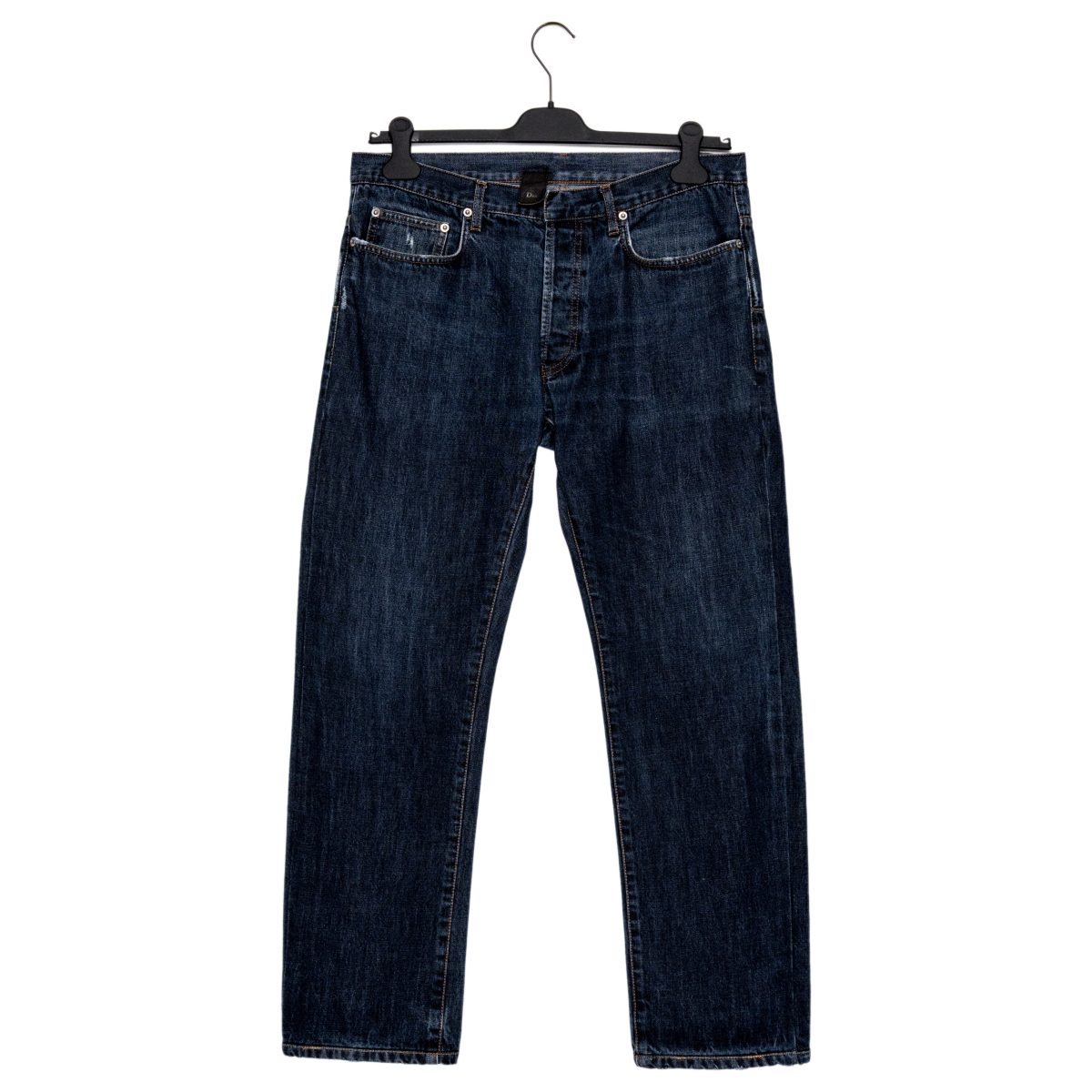 Dior Homme AW07 Hedi Era Indigo Denim Straight Jeans Pants