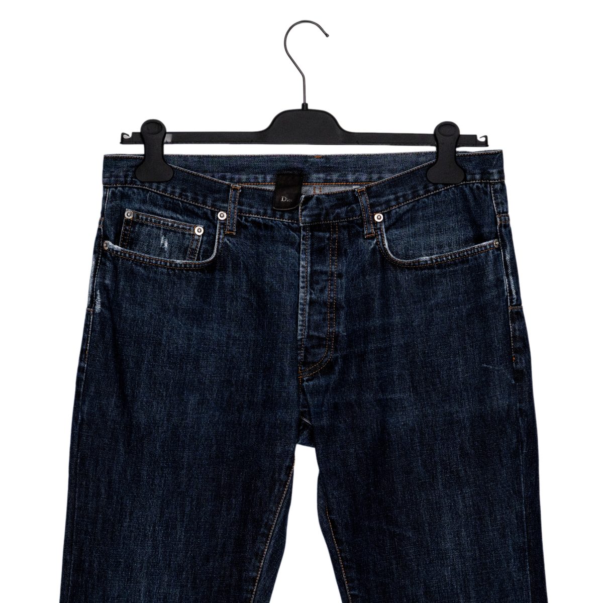 Dior Homme AW07 Hedi Era Indigo Denim Straight Jeans Pants — photo 3