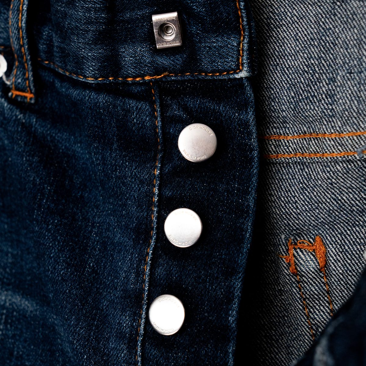 Dior Homme SS13 KVA Era Indigo Distressed Denim Jeans Pants — photo 11