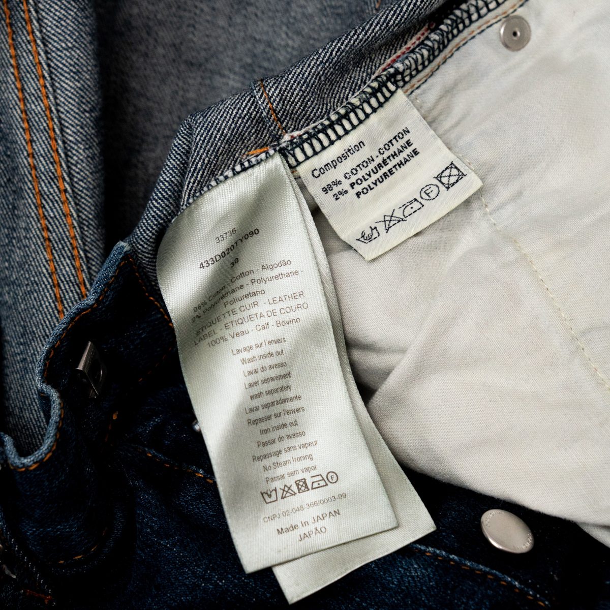 Dior Homme SS13 KVA Era Indigo Distressed Denim Jeans Pants — photo 15