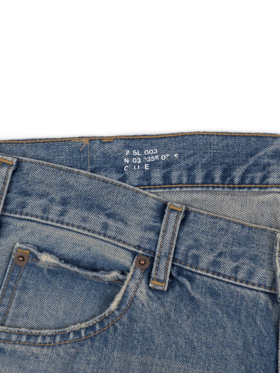 Celine Hedi Slimane Light Wash Raw Denim Mens Jeans Size M — photo 5