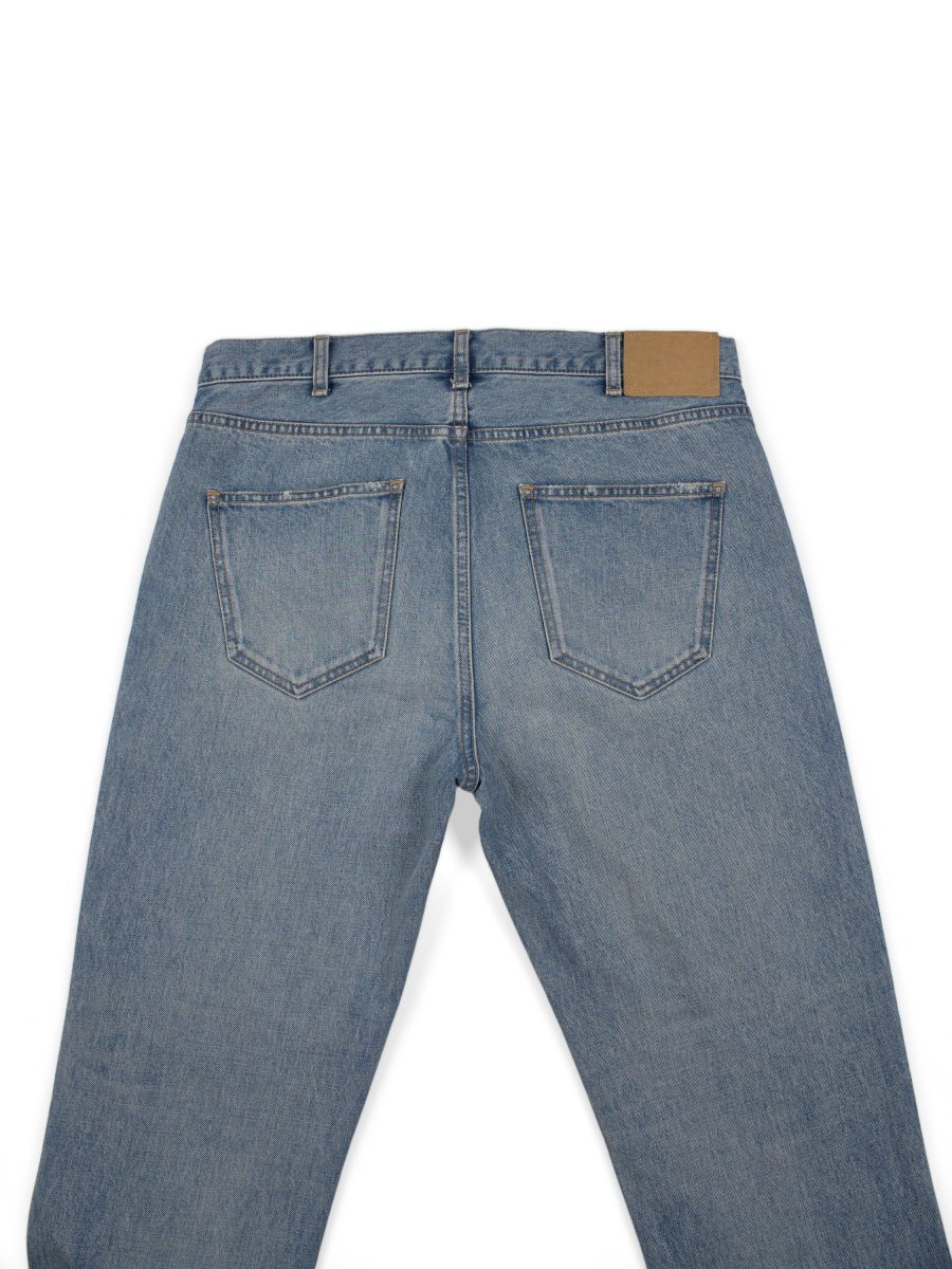 Celine Hedi Slimane Light Wash Raw Denim Mens Jeans Size M — photo 7