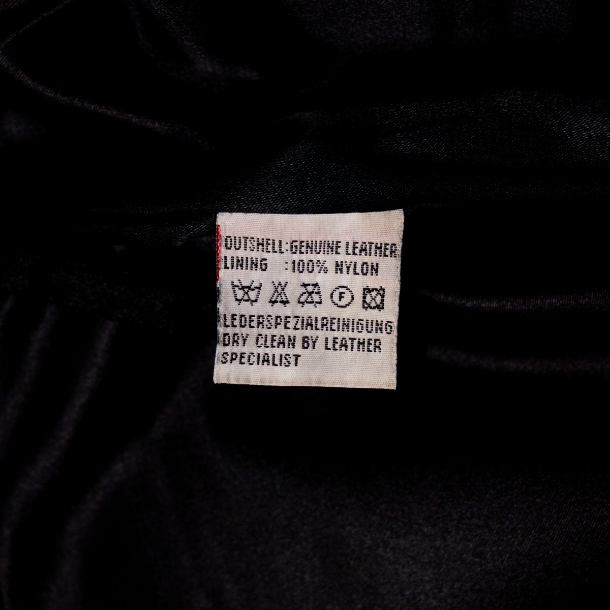 Vintage Levi's 90s Black Leather Button Fly Mens Jeans Pants — photo 11
