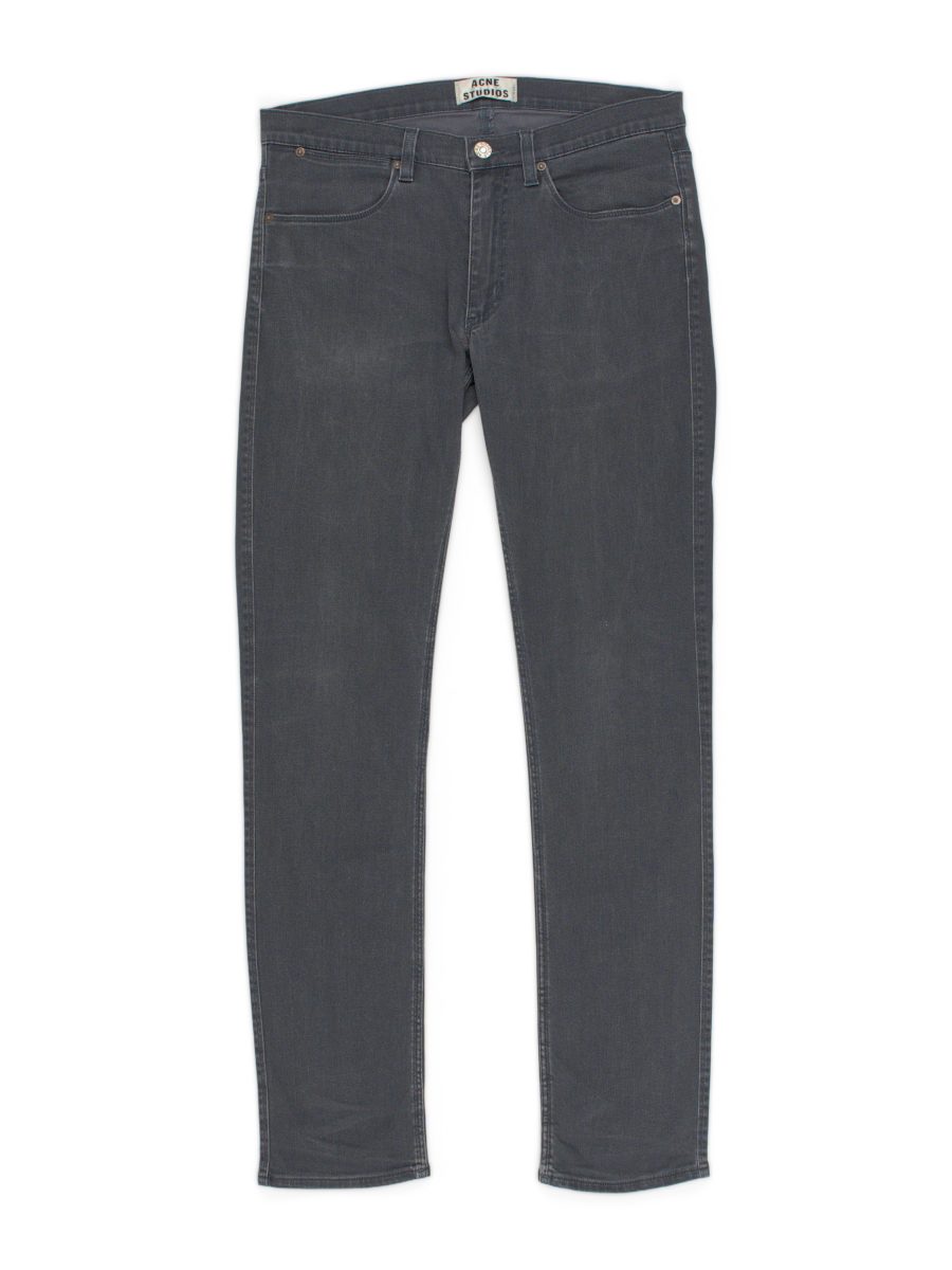 Acne Studios Max Darko Gray Denim Mens Jeans Pants Size S