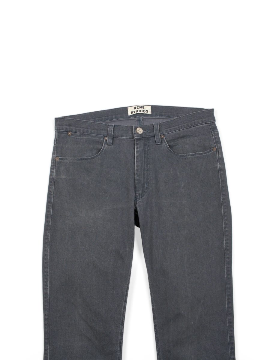 Acne Studios Max Darko Gray Denim Mens Jeans Pants Size S — photo 3