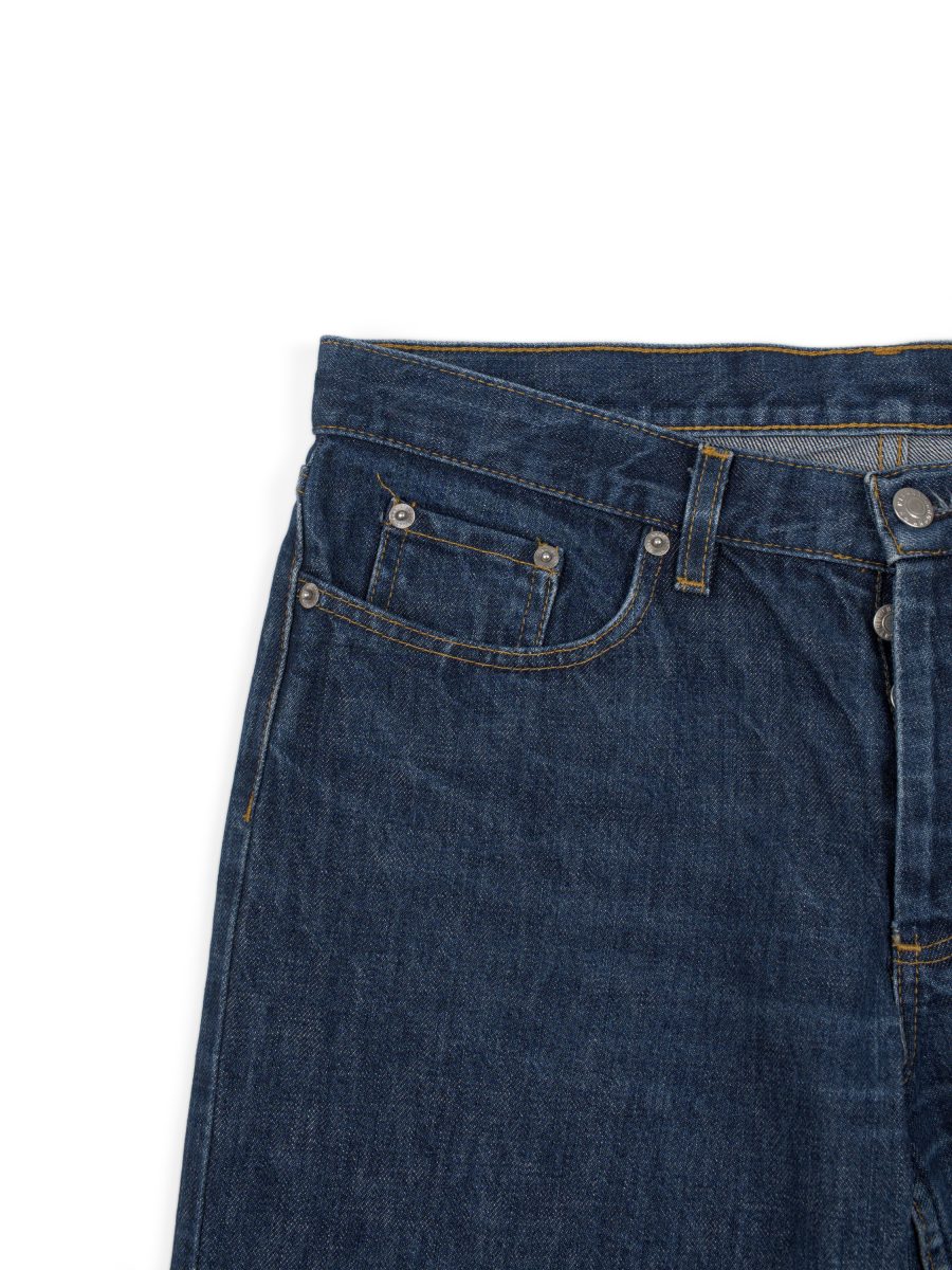 Vintage Helmut Lang Indigo Denim Button Fly Jeans Size S — photo 4