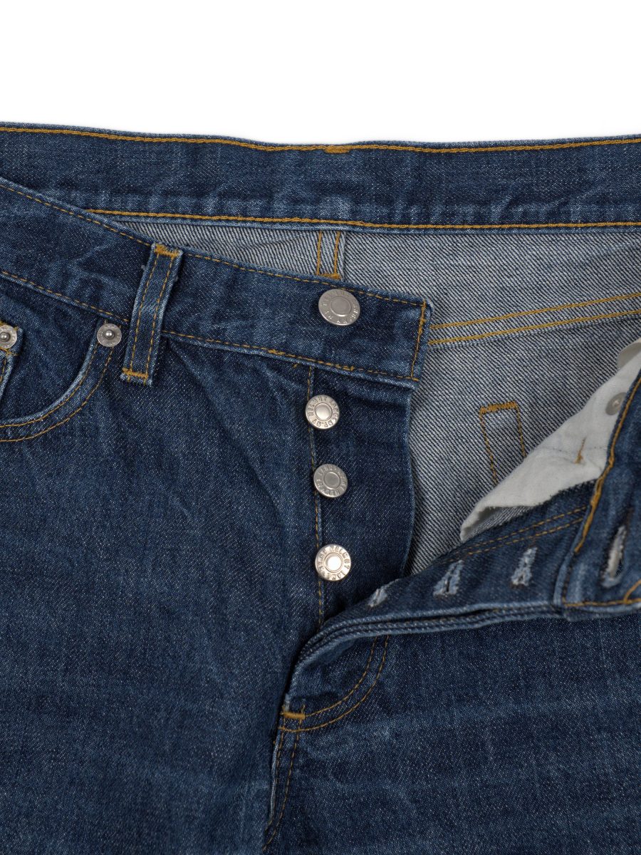 Vintage Helmut Lang Indigo Denim Button Fly Jeans Size S — photo 5