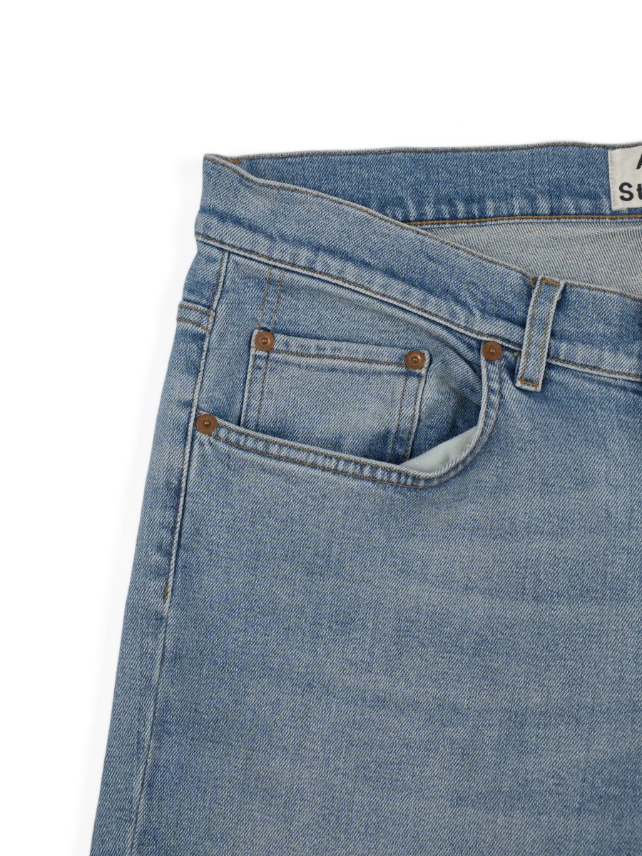 Acne Studios Ace Light Blue Denim Mens Jeans Pants Size L — photo 5