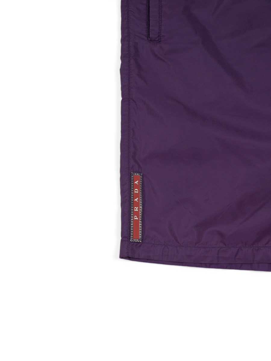 Prada Linea Rossa Purple Nylon Swim Shorts Trunks Size L — photo 3