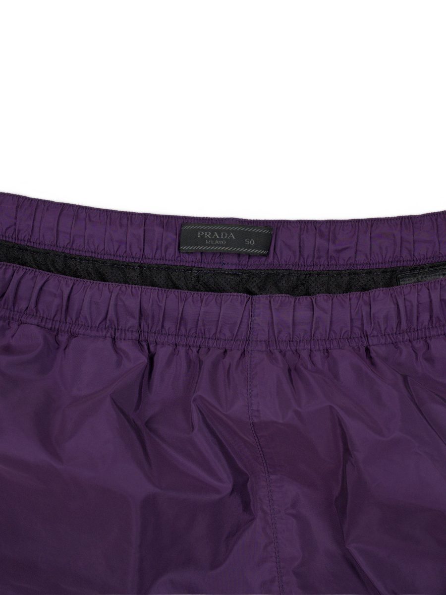 Prada Linea Rossa Purple Nylon Swim Shorts Trunks Size L — photo 5