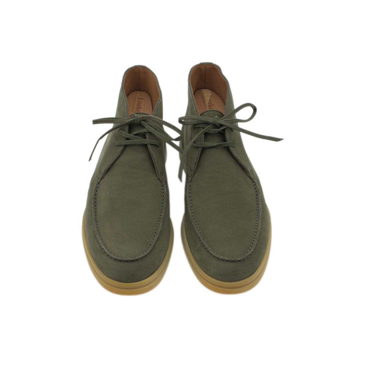 Loro Piana Walk and Walk Nubuck Olive Khaki Chukka Boots — photo 2