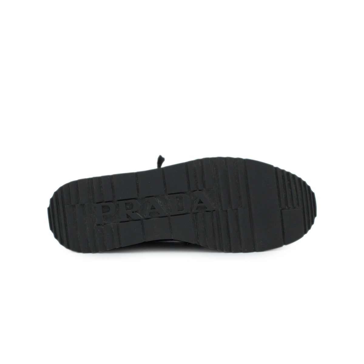 Prada Linea Rossa Black Leather Wingtip Brogue Sneaker Shoes — photo 5