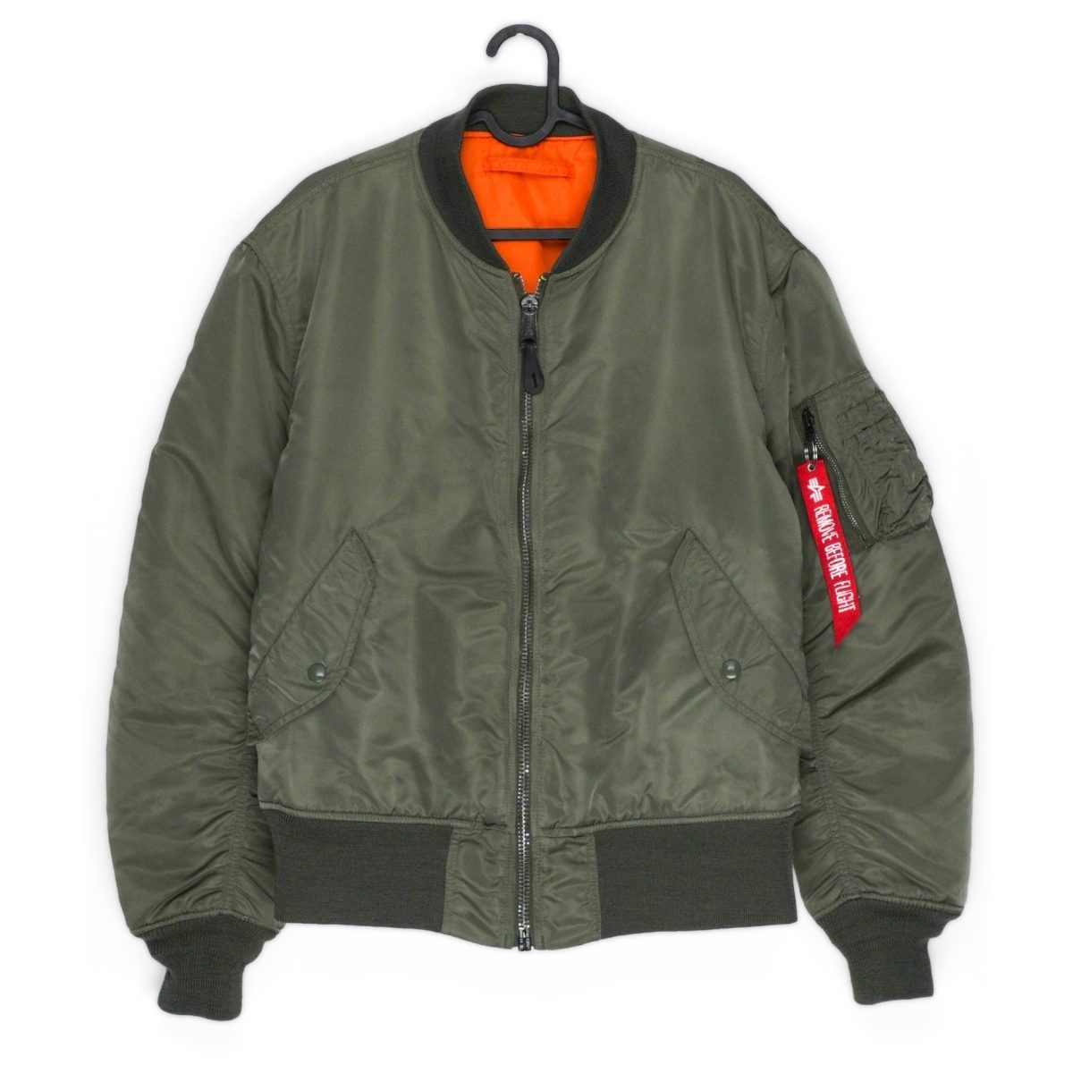 Vintage Alpha Industries MA-1 Reversible USA Bomber Jacket