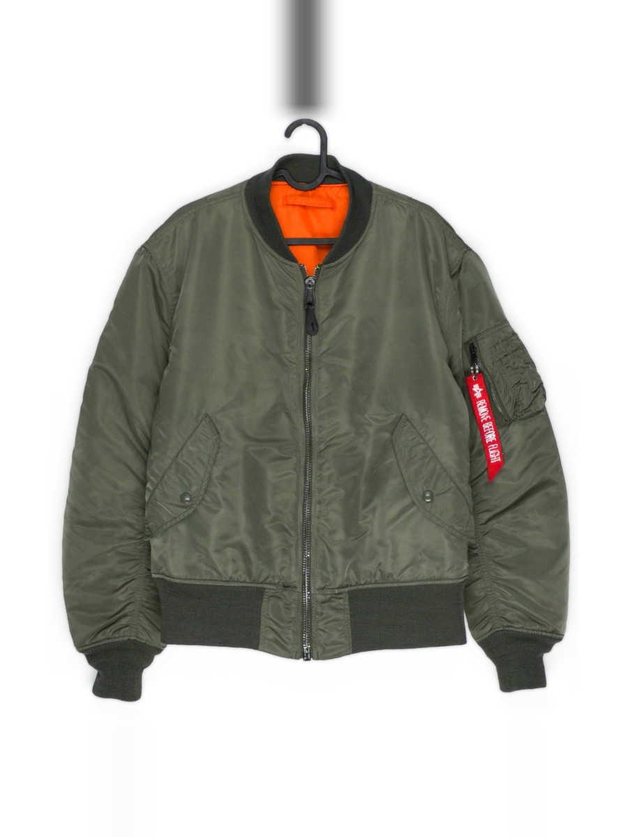 Vintage Alpha Industries MA-1 Reversible USA Bomber Jacket