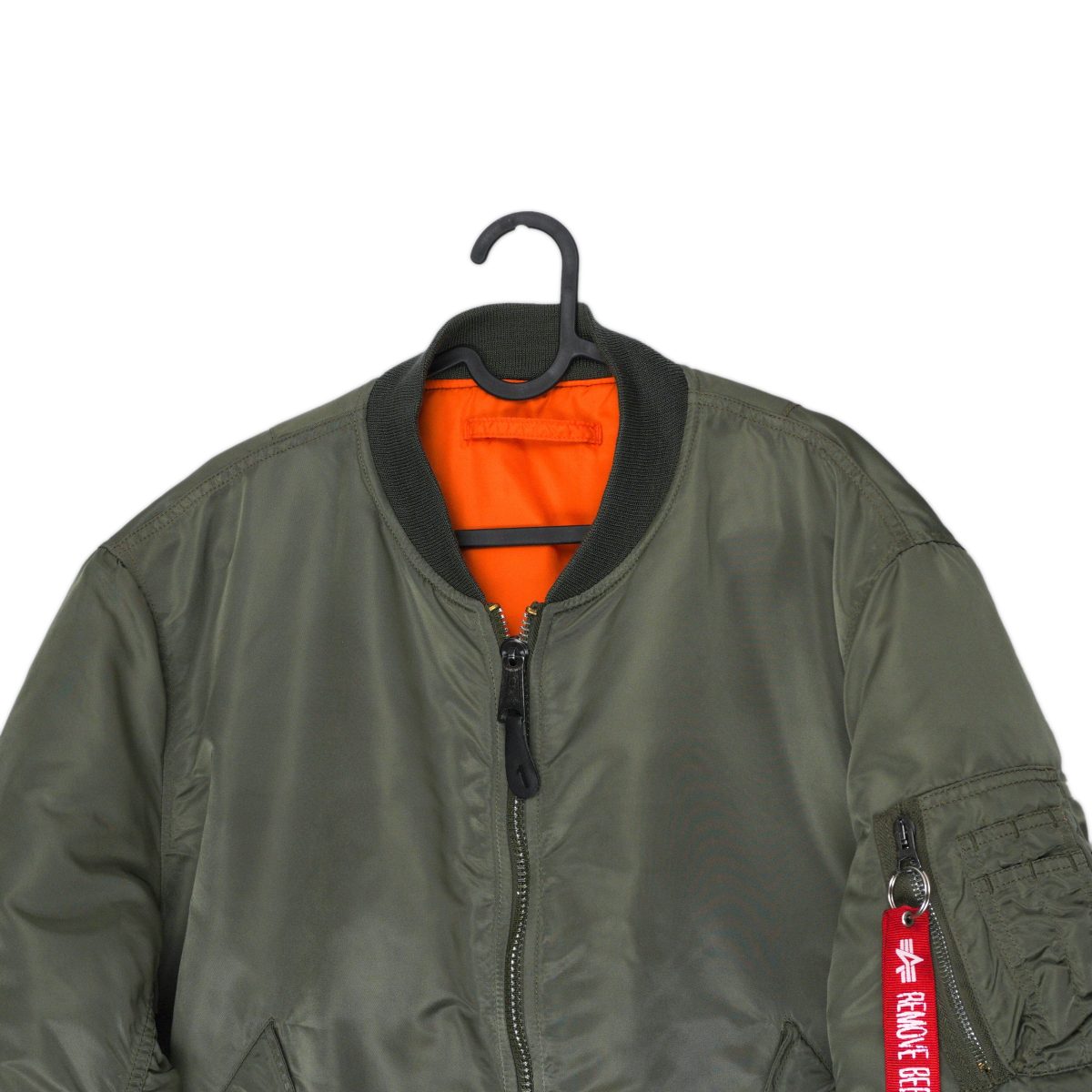 Vintage Alpha Industries MA-1 Reversible USA Bomber Jacket — photo 2