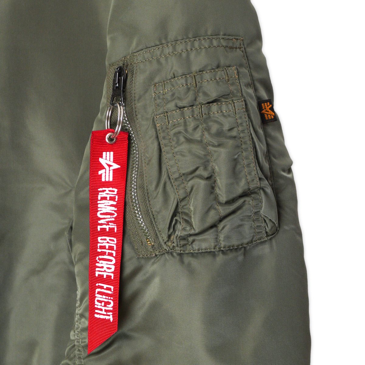 Vintage Alpha Industries MA-1 Reversible USA Bomber Jacket — photo 4