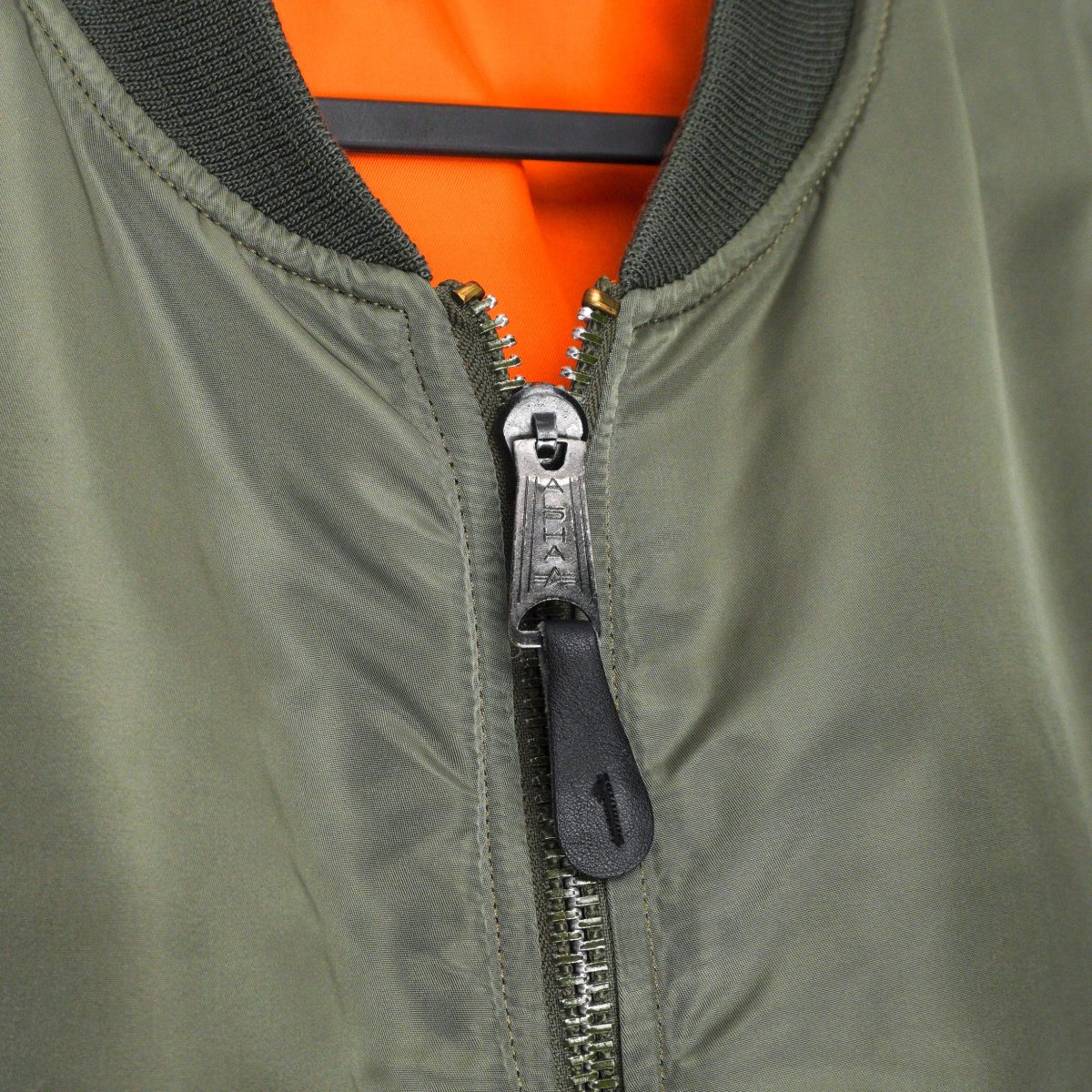 Vintage Alpha Industries MA-1 Reversible USA Bomber Jacket — photo 6