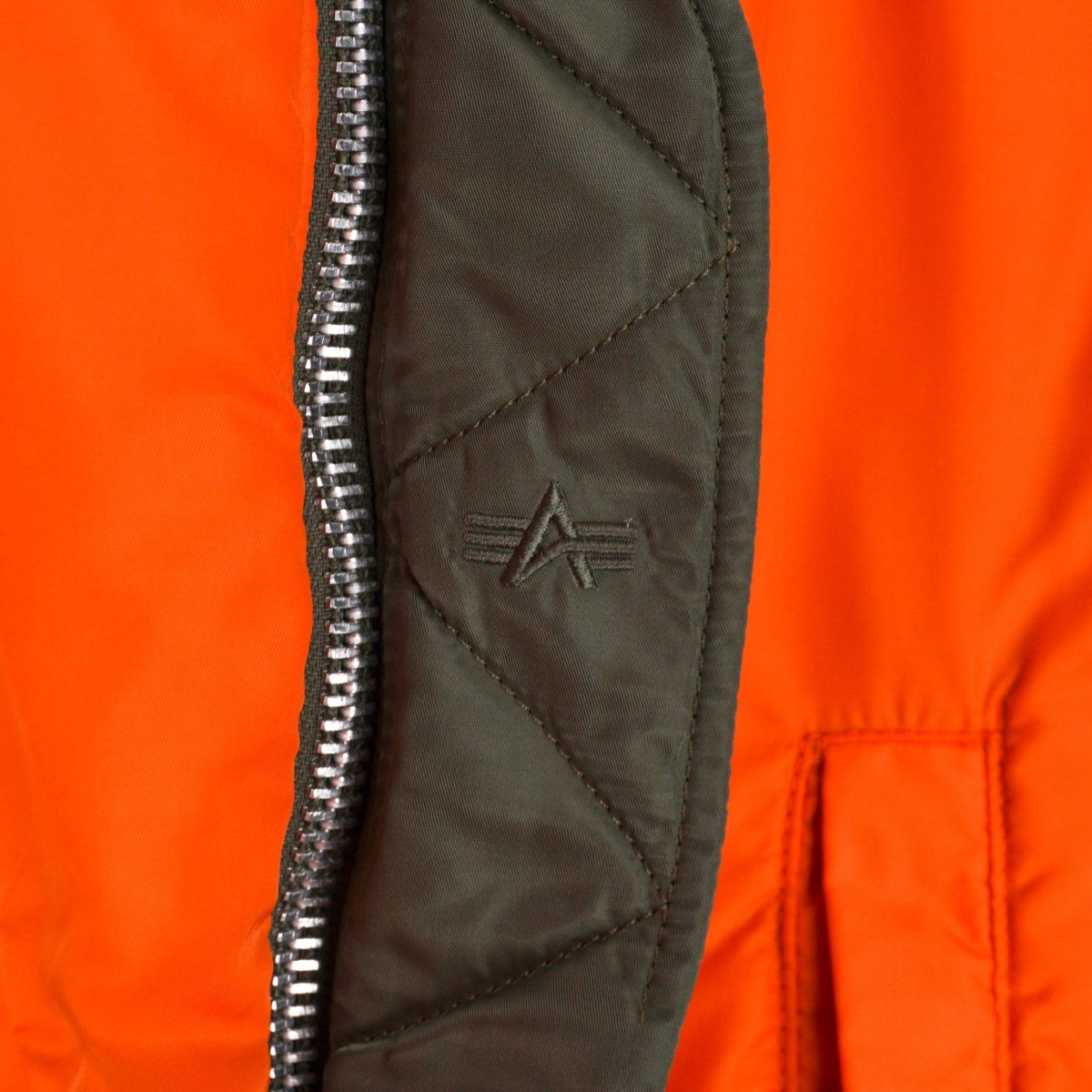 Vintage Alpha Industries MA-1 Reversible USA Bomber Jacket — photo 11