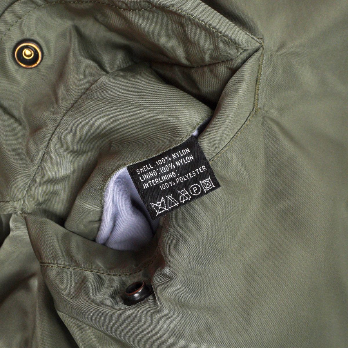 Vintage Alpha Industries MA-1 Reversible USA Bomber Jacket — photo 15