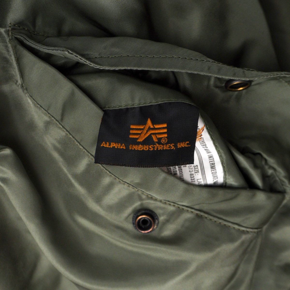 Vintage Alpha Industries MA-1 Reversible USA Bomber Jacket — photo 16