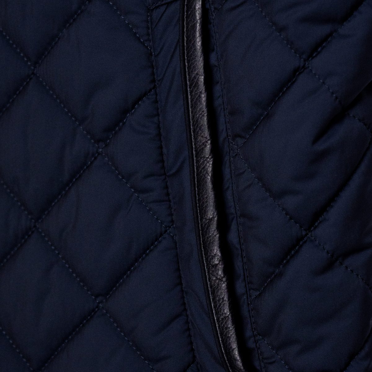 Brioni Navy Quilted Leather Trim Wool Back Gilet Vest Size M — photo 4
