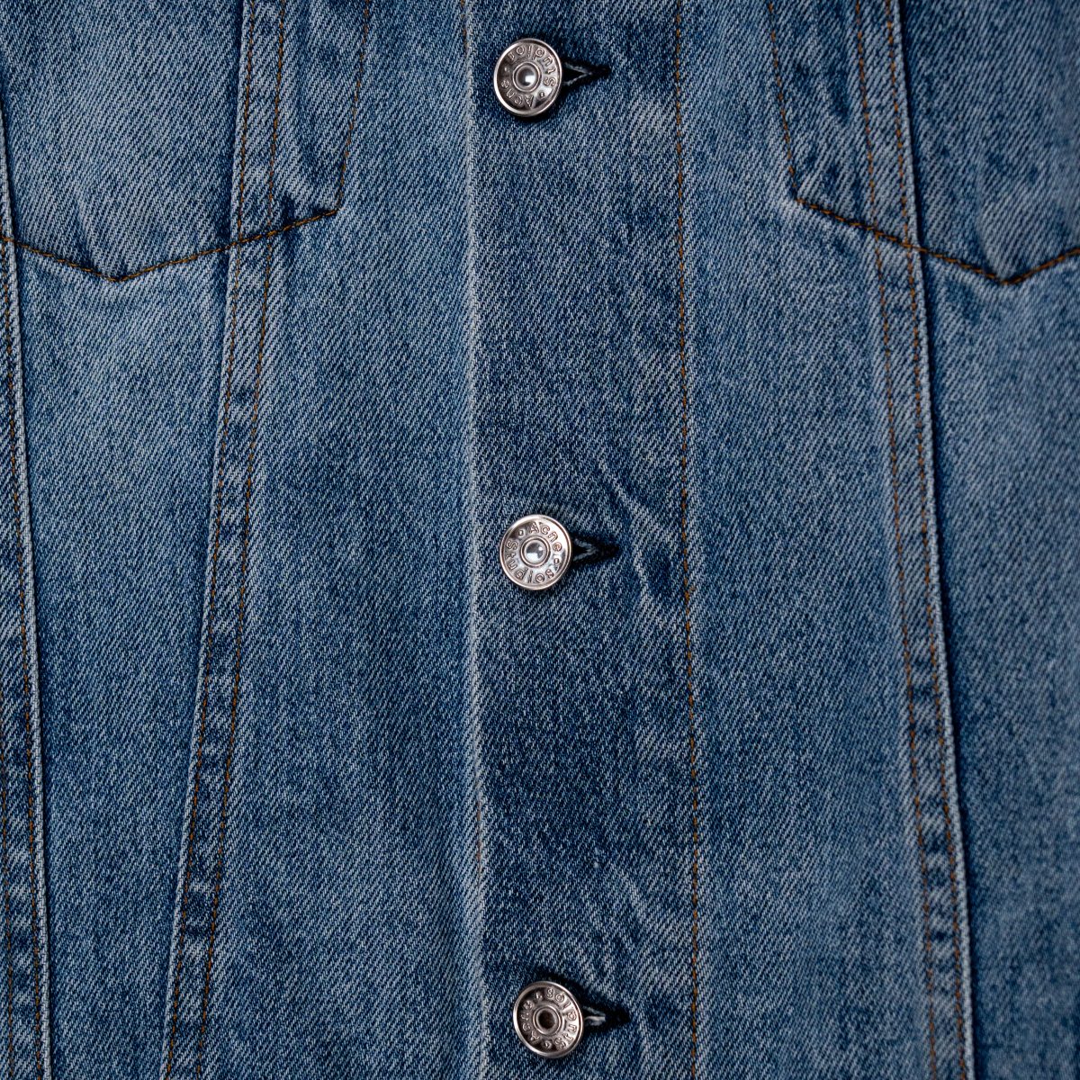 Acne Studios Who Blue Washed Denim Trucker Jacket Size M — photo 5