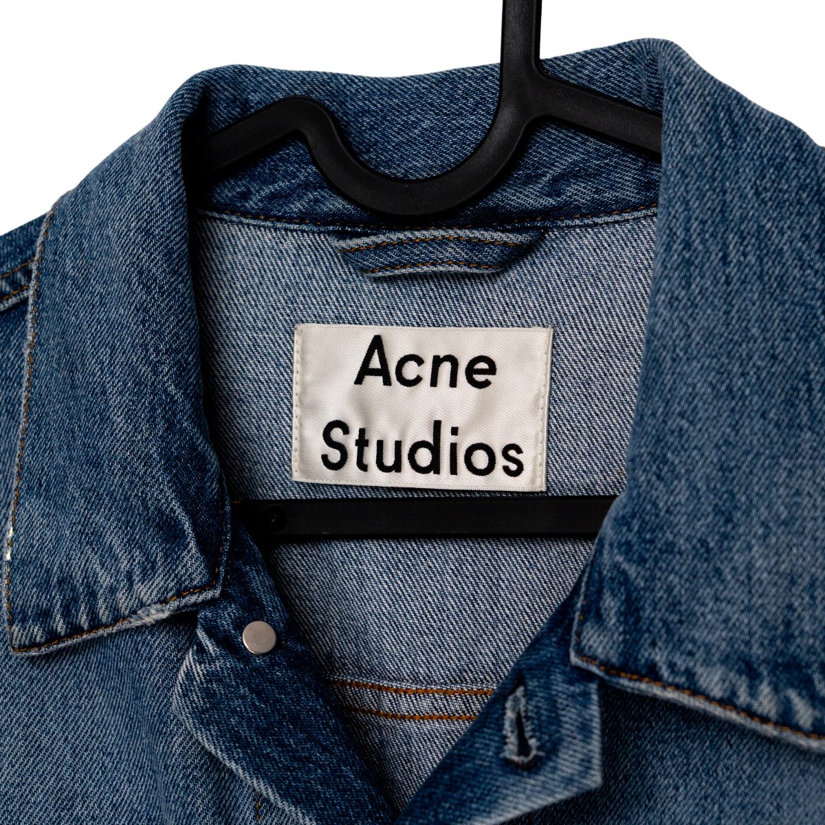 Acne Studios Who Blue Washed Denim Trucker Jacket Size M — photo 6