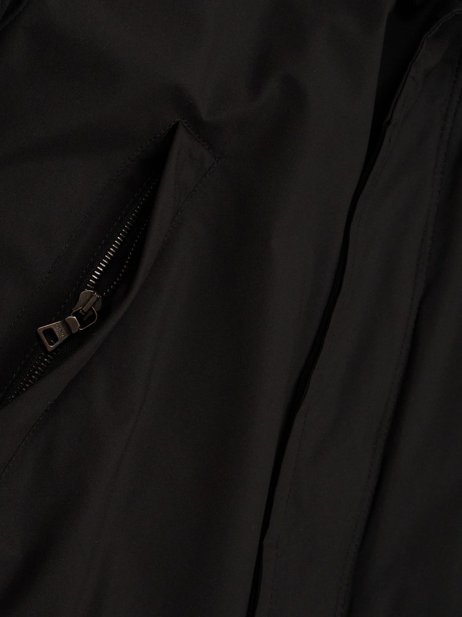 Vintage Prada Sport Nylon Sheep Fur Collar Car Coat Size XXL — photo 10