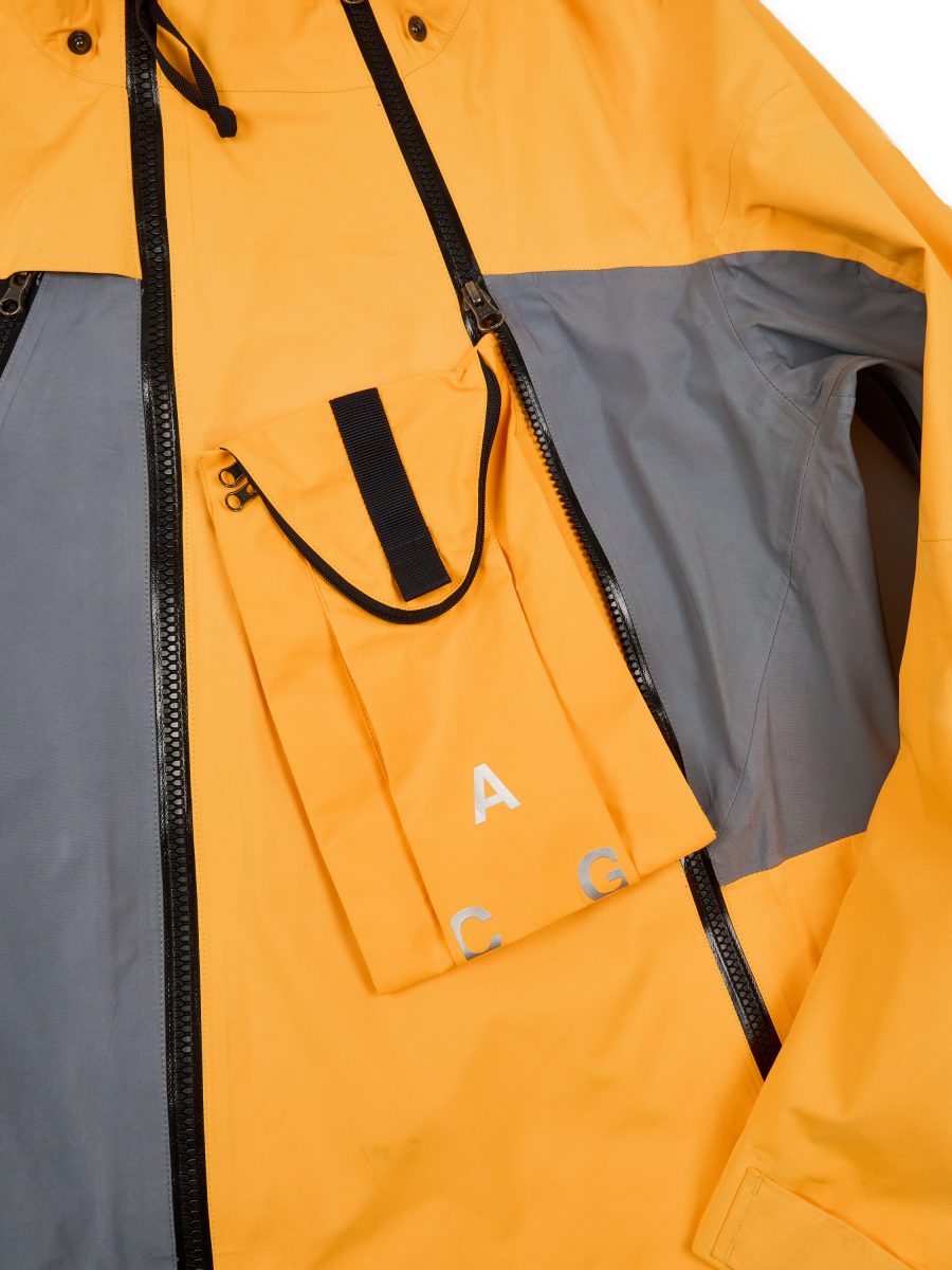 Nike ACG NikeLab Deploy Orange Gore-Tex Shell Jacket Size S — photo 10