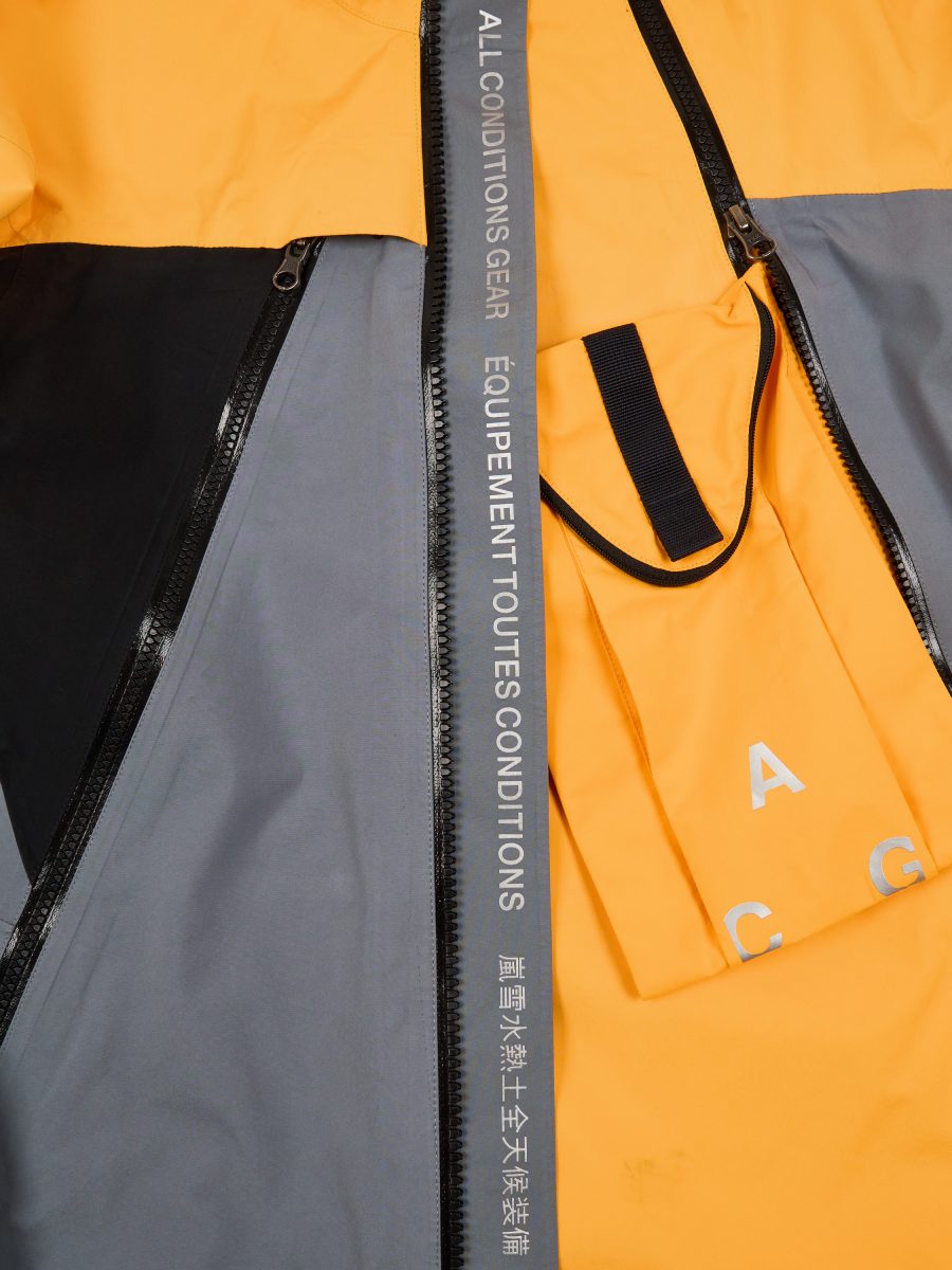 Nike ACG NikeLab Deploy Orange Gore-Tex Shell Jacket Size S — photo 11